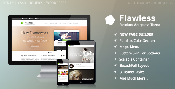 Flawless 1.0.0 – Responsive Multi-Purpose WordPress