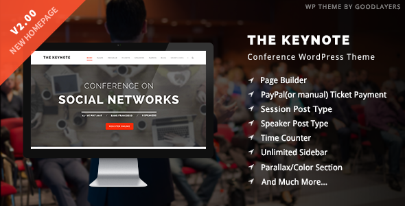 The Keynote – Conference / Event WordPress 1.0.0
