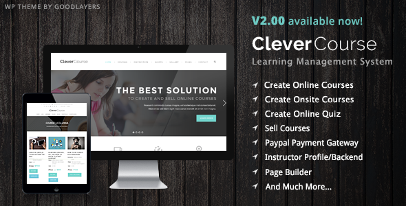 Clever Course – Education / LMS WordPress 1.0.0