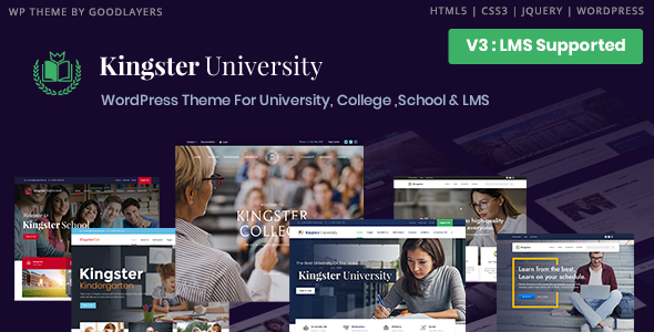 Kingster – Education, School WordPress 1.0.0