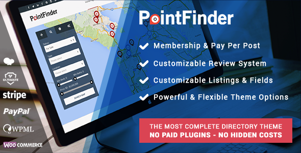 PointFinder 1.0.0 – Directory & Listing WordPress Theme