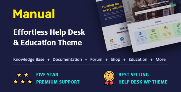 Manual 7.5 – Documentation, Knowledge Base & Education WordPress Theme