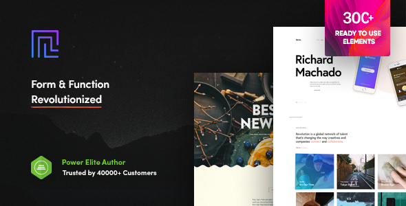 Revolution 1.0.0 – Creative Multipurpose WordPress Theme