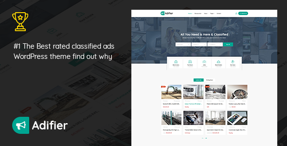 Adifier 1.0 – Classified Ads WordPress Theme