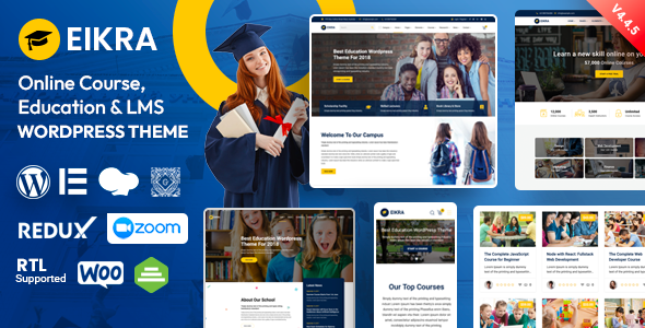 Eikra 1.0.0 – Education WordPress Theme