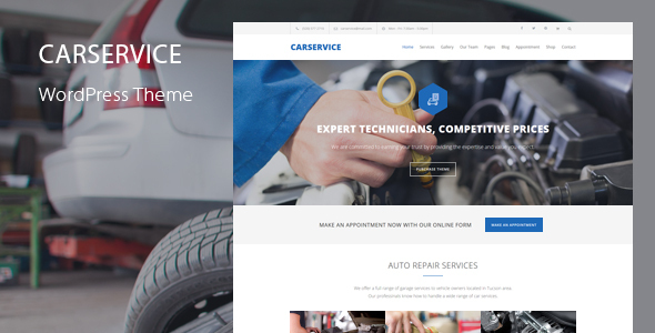 Car Service 9.3 – Mechanic & Auto Repair WordPress Theme