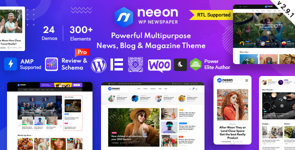 Neeon 3.1.2 – WordPress News Magazine Theme