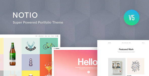 Notio – Creative Portfolio WordPress Theme 1.0.0