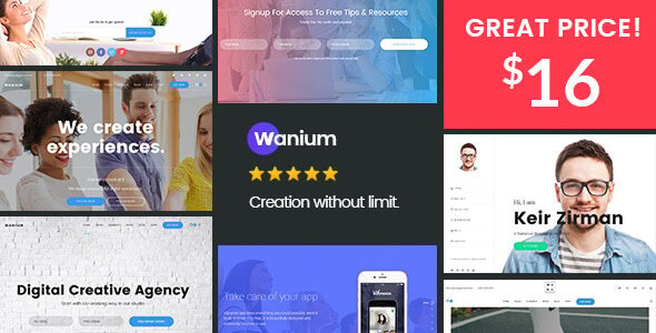 Wanium – A Elegant Multi-Concept Theme 1.0.0