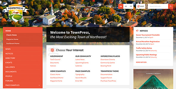 TownPress – Municipality & Town Government WordPress Theme 1.0.0