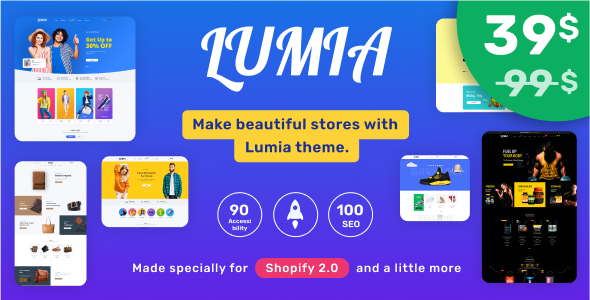 Lumia 2.0 – Multipurpose Shopify Theme OS – Multilanguage – RTL Support