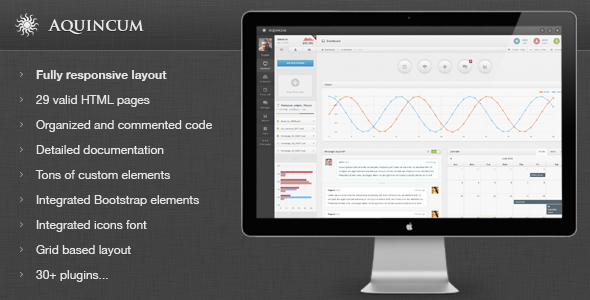 Aquincum – Premium Responsive Admin Template 1.2