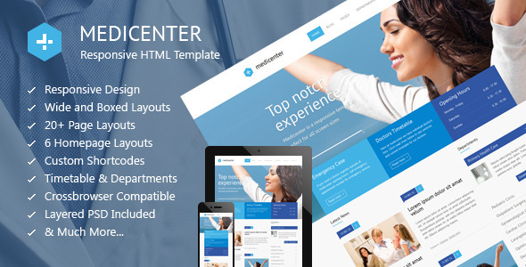MediCenter 3.0 – Health Medical Template