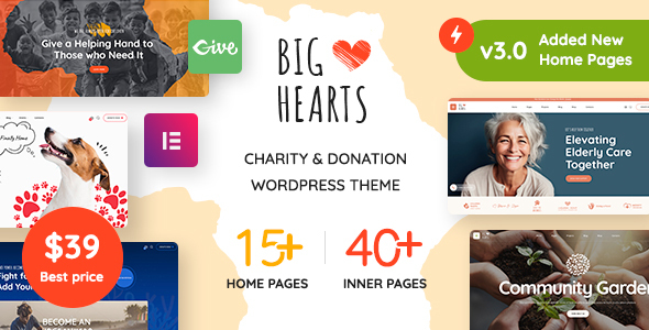 BigHearts – Charity & Donation WordPress Theme 3.1.15