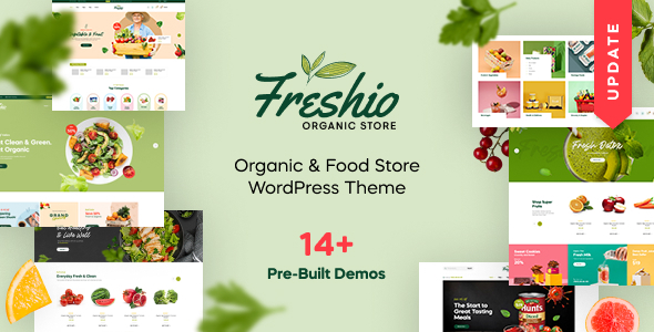 Freshio – Organic & Food Store WordPress Theme 2.0