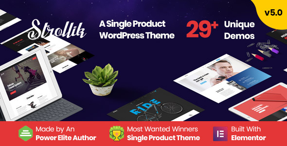 Strollik – Single Product WooCommerce WordPress Theme 1.0.0