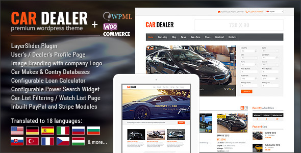 Car Dealership Automotive WordPress Theme 1.0.0 – Responsive