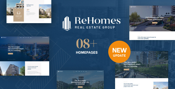 Rehomes 1.0.0 – Real Estate Group WordPress Theme
