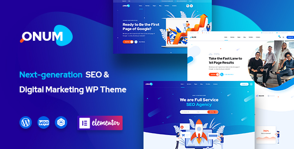 Onum – SEO & Marketing Elementor WordPress Theme 1.0.0