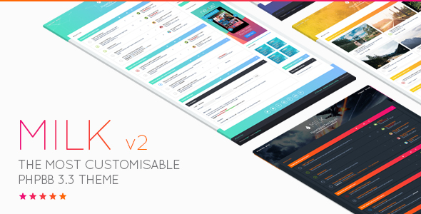 Milk 3.3 – Multipurpose Responsive phpBB Theme