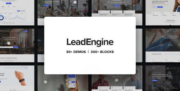 LeadEngine – Multi-Purpose WordPress Theme with Page Builder 1.0.0