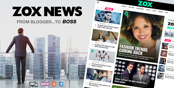 Zox News 1.0.0 – Professional WordPress News & Magazine Theme