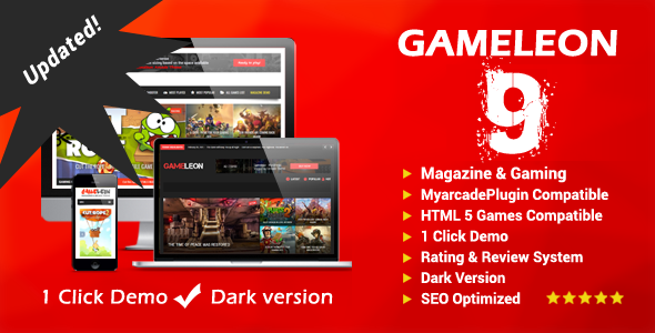 Gameleon 5.0 – WordPress Gaming & Magazine Theme