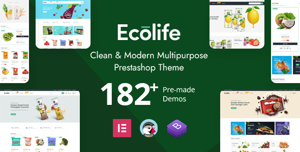 Ecolife Elementor 2.2.4 – Multipurpose Prestashop 8.x, 9.x Theme