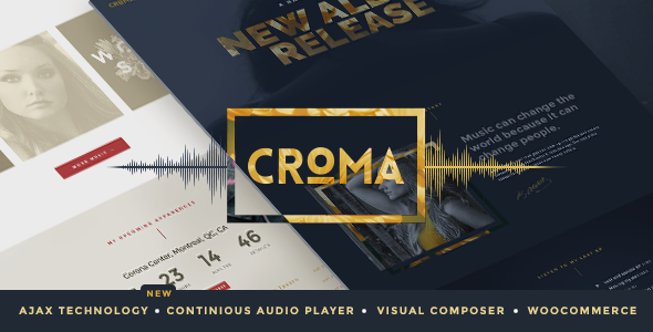 Croma – Music WordPress Theme with Ajax and Continuous Playback 8.4.1