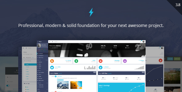 ProUI – Responsive Bootstrap Admin Template 3.6