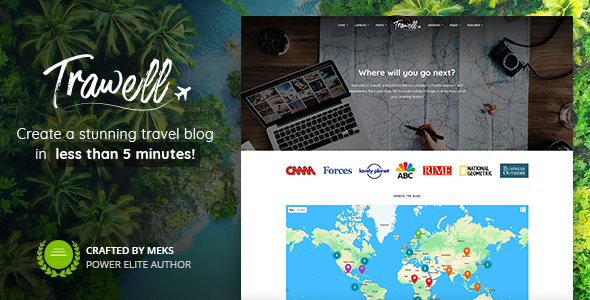 Trawell 1.0.0 – Travel Blog WordPress Theme