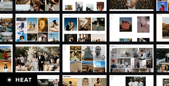 Heat 1.0.0 – Responsive Photography WordPress Theme