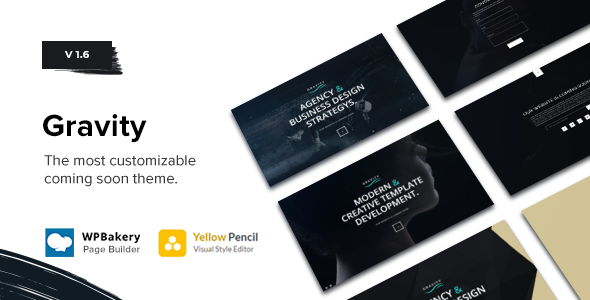 Gravity 1.3 – Multi-Purpose Coming Soon Theme