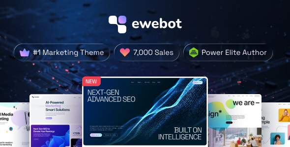 Ewebot 1.0.0 – Digital Marketing Agency & SEO WordPress Theme