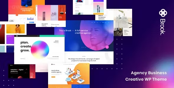 Brook – Agency Business Creative WordPress Theme 1.0.0