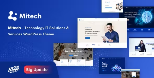 Mitech 1.0.0 – Technology IT Solutions & Services WordPress Theme
