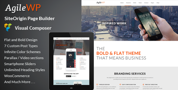 Agile 5.4 – Multi-Purpose App Showcase WordPress Theme