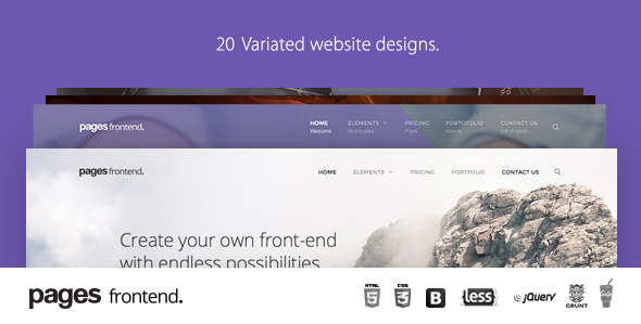 Pages – Multi-Purpose HTML5 Website Template 1.0.0