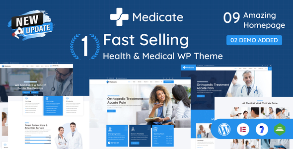Medicate 1.0.0 – Health & Medical WordPress Theme + RTL Ready