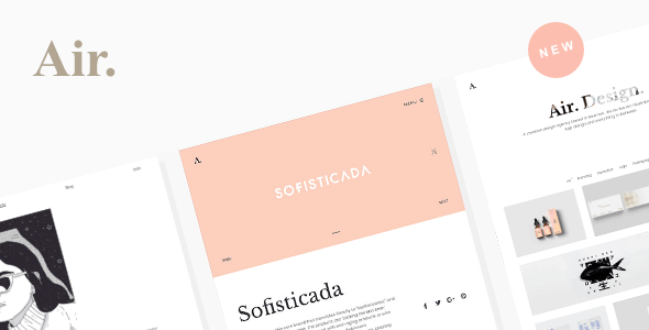 Portfolio WordPress Theme 6.7 – Air