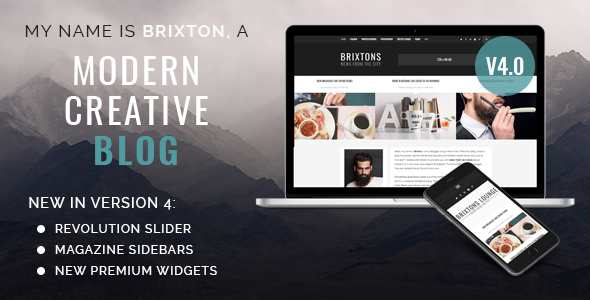 Brixton 4.0 – A Responsive WordPress Blog Theme