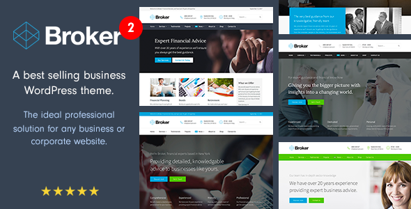 Broker – Business and Finance WordPress Theme 2.0.4
