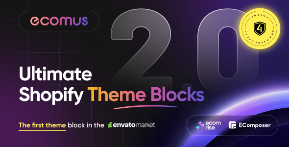 Ecomus – Ultimate Shopify OS (Theme Block) 3.0