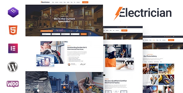 Electrician 1.0.0 – Electricity Services WordPress Theme