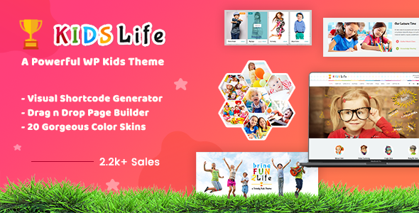 Kids Life 3.0 – Children School WordPress