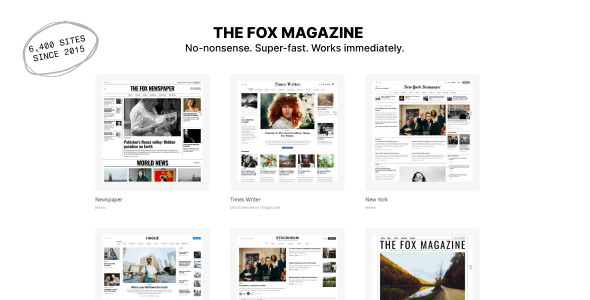 The Fox 7.0.2 – Minimal Magazine News WordPress Theme