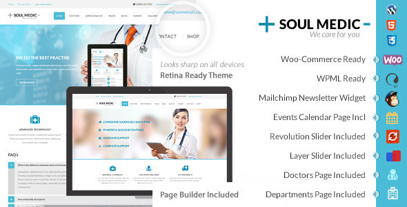 SoulMedic 4.0 – Hospital & Doctor WordPress Theme