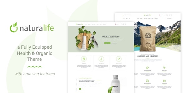 NaturaLife 2.0 – Health & Organic WordPress Theme
