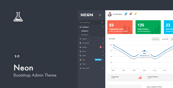 Neon – Bootstrap Admin Theme 1.0