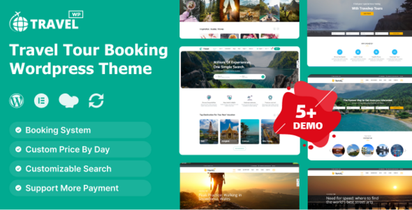 Travel 6.8 – Tour Booking WordPress Theme
